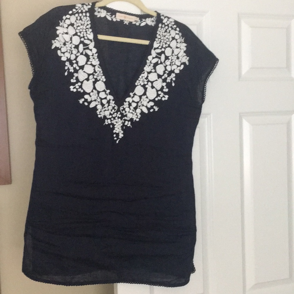 Tory burch linen tunic